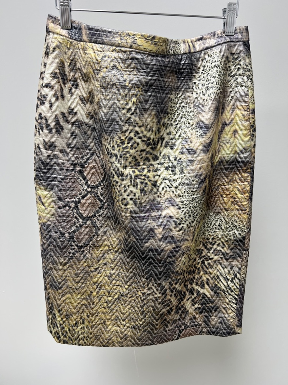 Women’s Printed Pencil Skirt in Multi-Color